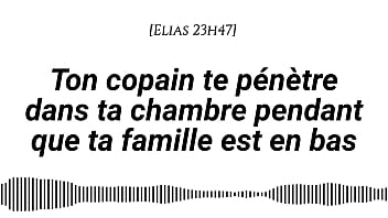 Audio pour les femmes ton copain te prend en silence pendant que ta famille est en bas petit ami sexe chuchoté prise de risque tendre puis intense gémissements