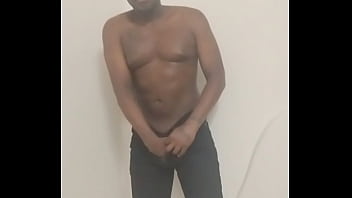 Getting ready to take a shower after celebrating the last month of my zodiac with new shaved hair and facial hair for free