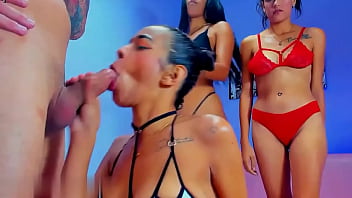 Blowjob sleepover fun deep throat