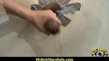Horny Lady Enjoys Gloryhole Cocksucking Interracial 3 thumbnail