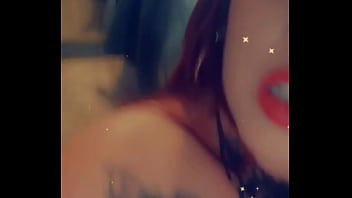 Sexy red head shows us what she's got
