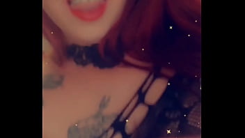 Sexy red head shows us what she's got