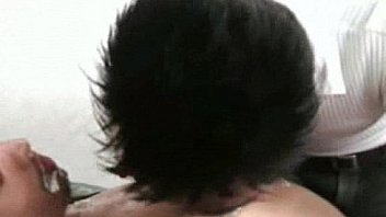 A Cute Korean Boy Playing With His Banana thumbnail