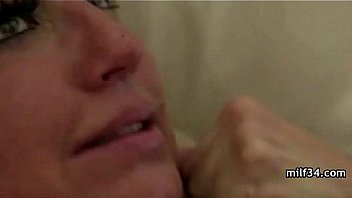 Amateur milf hottie getting a hard dong