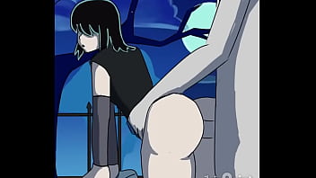 Lucy loud at the cemetery