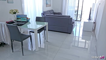 Slim brown skin german latina teen christy ley talk to fuck at first date on holiday trip and swallow cum