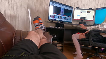 Daddy catched that i make porn