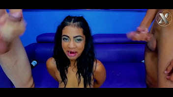 Brunette latina extreme teary eyed throat fuck