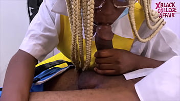 Big black dick fucks school mate pussy