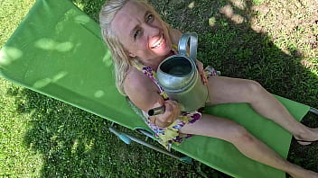 Special toy i spoil my prolapse pussy on a hot summer day