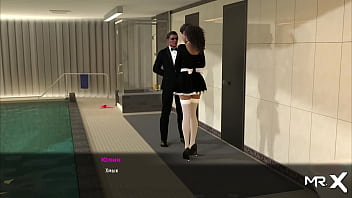 Fashionbusiness maid takes off all her clothes e1 #1