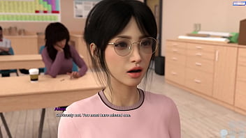 Race of life #11 asian college student flashes her pussy to teacher in the test