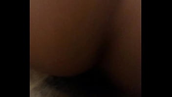 Light skin bitch bouncing on my dick