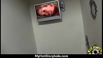 Ebony Slut Fucks A White Gloryhole Cock In Her First Interracial Scene 9 thumbnail