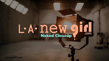 Sexy teen model naked close up