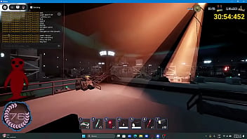 Playing roblox spooky game omg