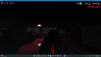 Playing roblox spooky game omg