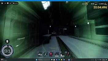 Playing roblox spooky game omg