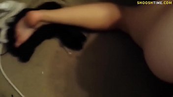 Girl with hot ass gets fucked doggystyle with cumshot
