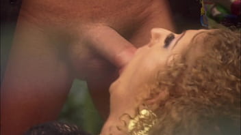 Ginger pussy squirts a few times when cock digs deep inside and rubs a pierced clit