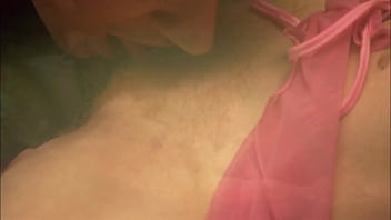 Ginger pussy squirts a few times when cock digs deep inside and rubs a pierced clit