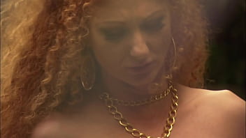 Ginger pussy squirts a few times when cock digs deep inside and rubs a pierced clit