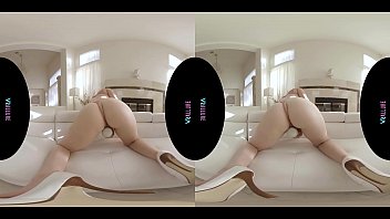 Adorable blonde gets off while using her vibrator in virtual reality Adorable blonde gets off while using her vibrator in virtual reality