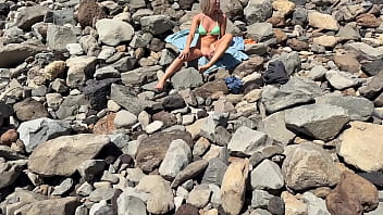 Student teen runs away from school and fucks with a big dildo