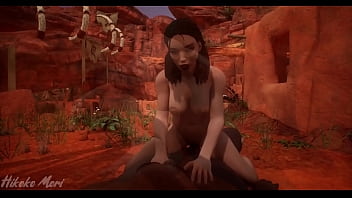 Hot slut fucked by tribe member