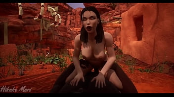 Hot slut fucked by tribe member