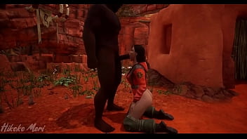 Hot slut fucked by tribe member