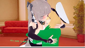 Formidable shows her affection by white lance shield rider made in koikatsu vanilla 19 06 2022