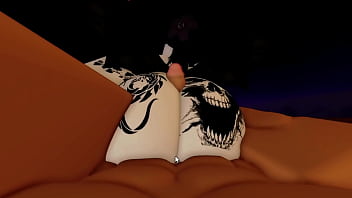 Fucking a goth roblox fan at the beach