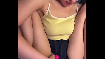 Masturbate tight pussy and boobs fuck