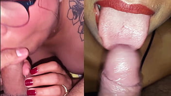 Quien chupa mejor susy o dafri las mas putitas chupadoras voten al final al leche