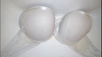Pee Cum Satin Bra Amateur thumbnail