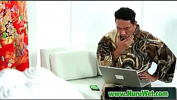 Busty masseuse in nuru massage 07