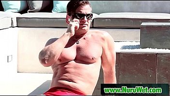 Busty masseuse in nuru massage 07