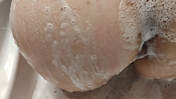 Big boobs girl in bathroom