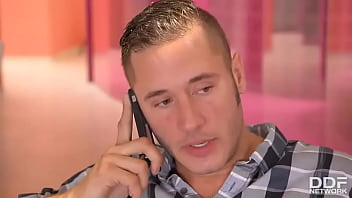 Busty stripper's titties fucked