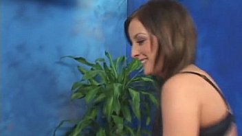 Breasty angel licks and rides one eyed monster