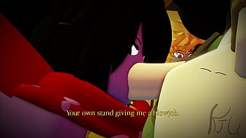 Jotaro vs dio on the bridge sex