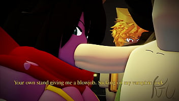 Jotaro vs dio on the bridge sex