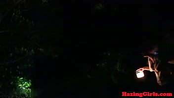 Real teens pussy toyed with candles