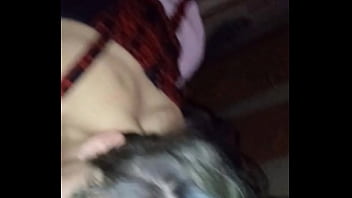 Gagging on thick dick