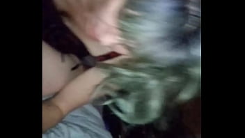 Gagging on thick dick