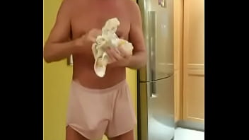 Pervy Papifachero's Nightly Routine He Takes Every Opportunity To Show A Nice Boner Bulge In His Ranger Silkies Woof # thumbnail