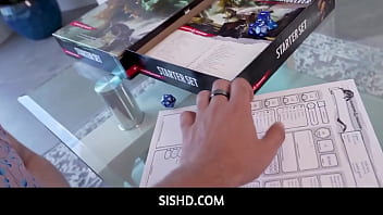 Im getting so hard seeing stepsister tending down on my dick