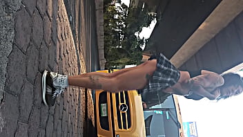 Travesti Pidiendo Aventon En La Carretera Exhibit Violetta Pigtails thumbnail