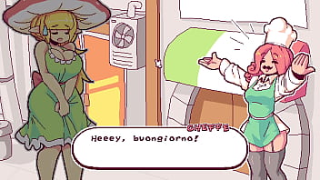 Meeting peppina & growing a huge futa cock futanari di funghi ft gumi